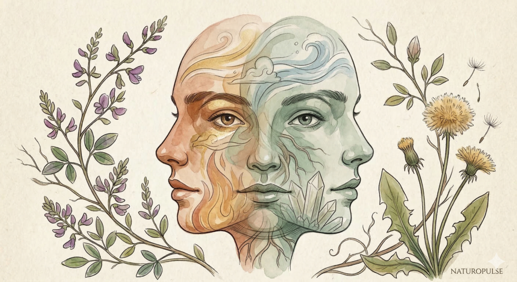 portrait tempérament Mixte en naturopathie : goût bilieux nerveux sanguin lymphatique selon les travaux du Dr Jean Dupond